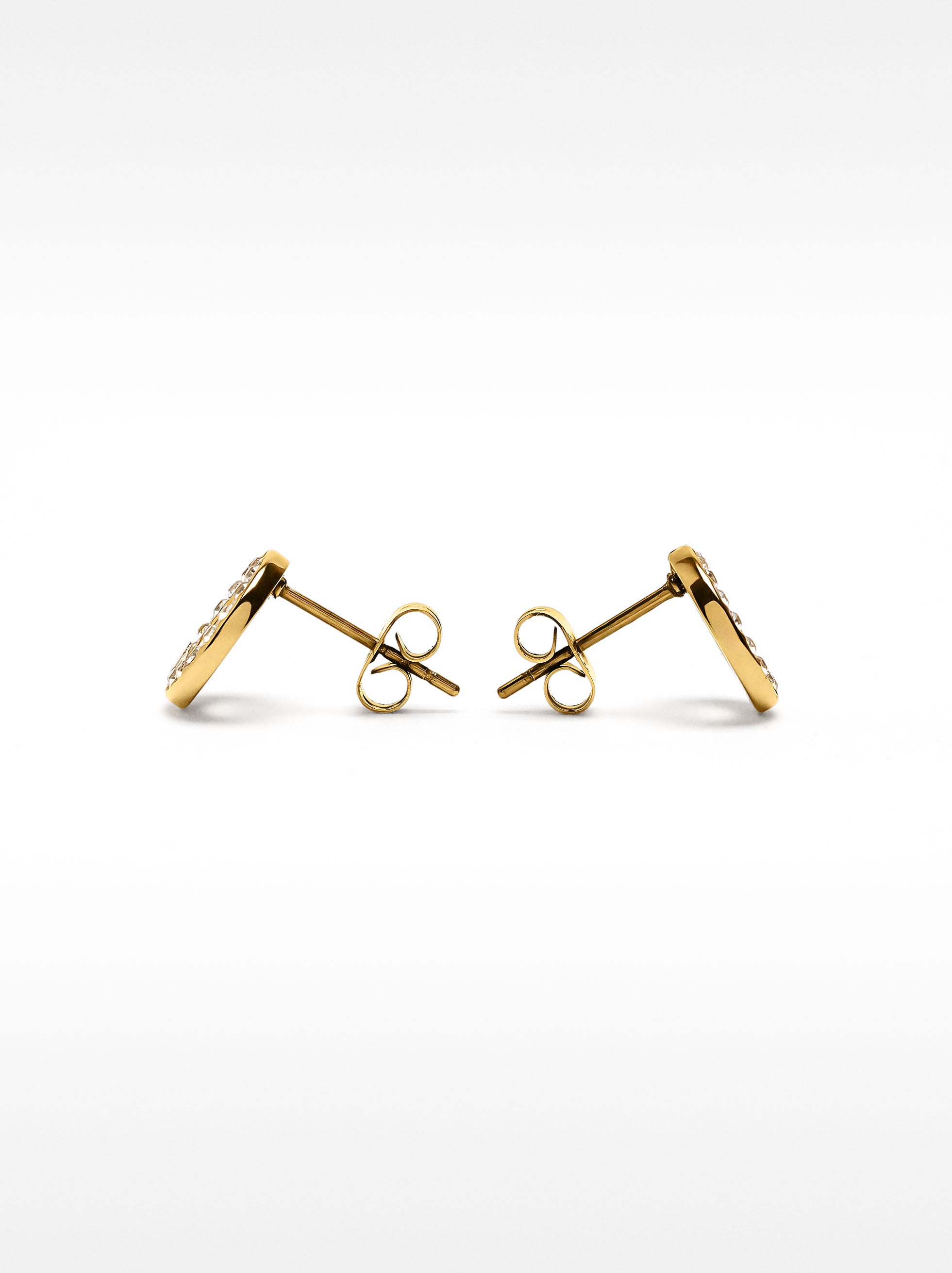 Pendientes Con Cristales - Acero Inoxidable