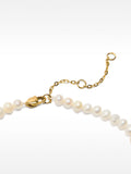 Pulsera De Perlas De Agua Dulce Con Corazón - Acero Inoxidable