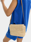 Bolso De Bandolera Efecto Rafia
