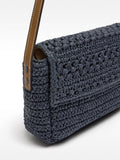 Bolso De Bandolera Efecto Rafia