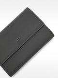 Cartera Con Solapa De Textura Suave