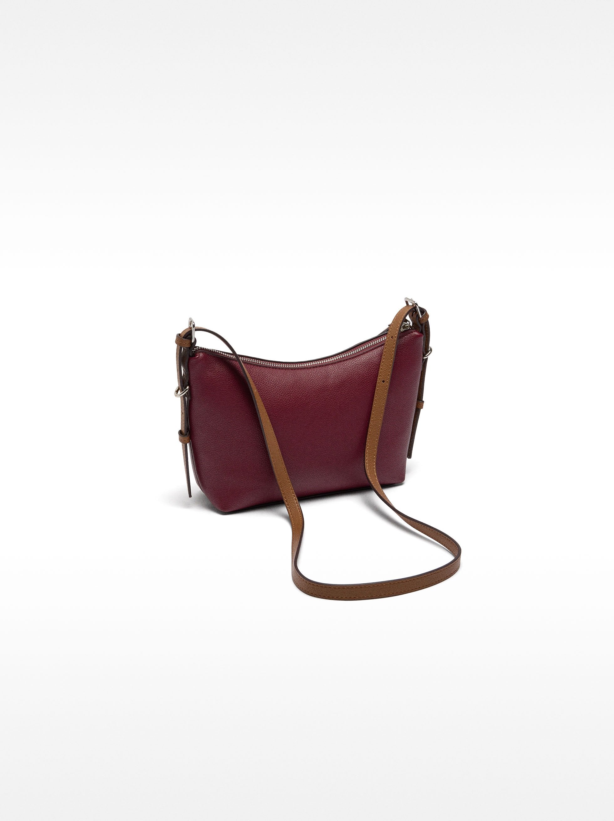Bolso Bandolera Con Bolsillo Exterior