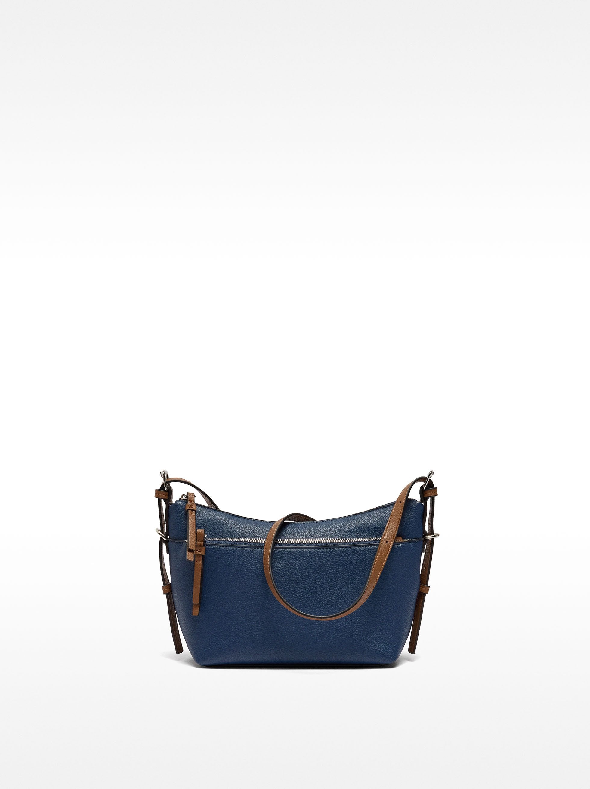 Bolso Bandolera Con Bolsillo Exterior