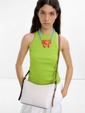 Bolso Bandolera Con Bolsillo Exterior