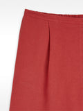 Pantalón Mezcla De Lino Cintura Elástica