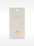 Collar De Perla De Agua Dulce Con Medalla - Plata De Ley 925