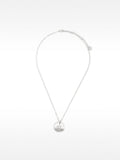 Collar De Eslabones Con Medalla Corazón - Plata De Ley 925