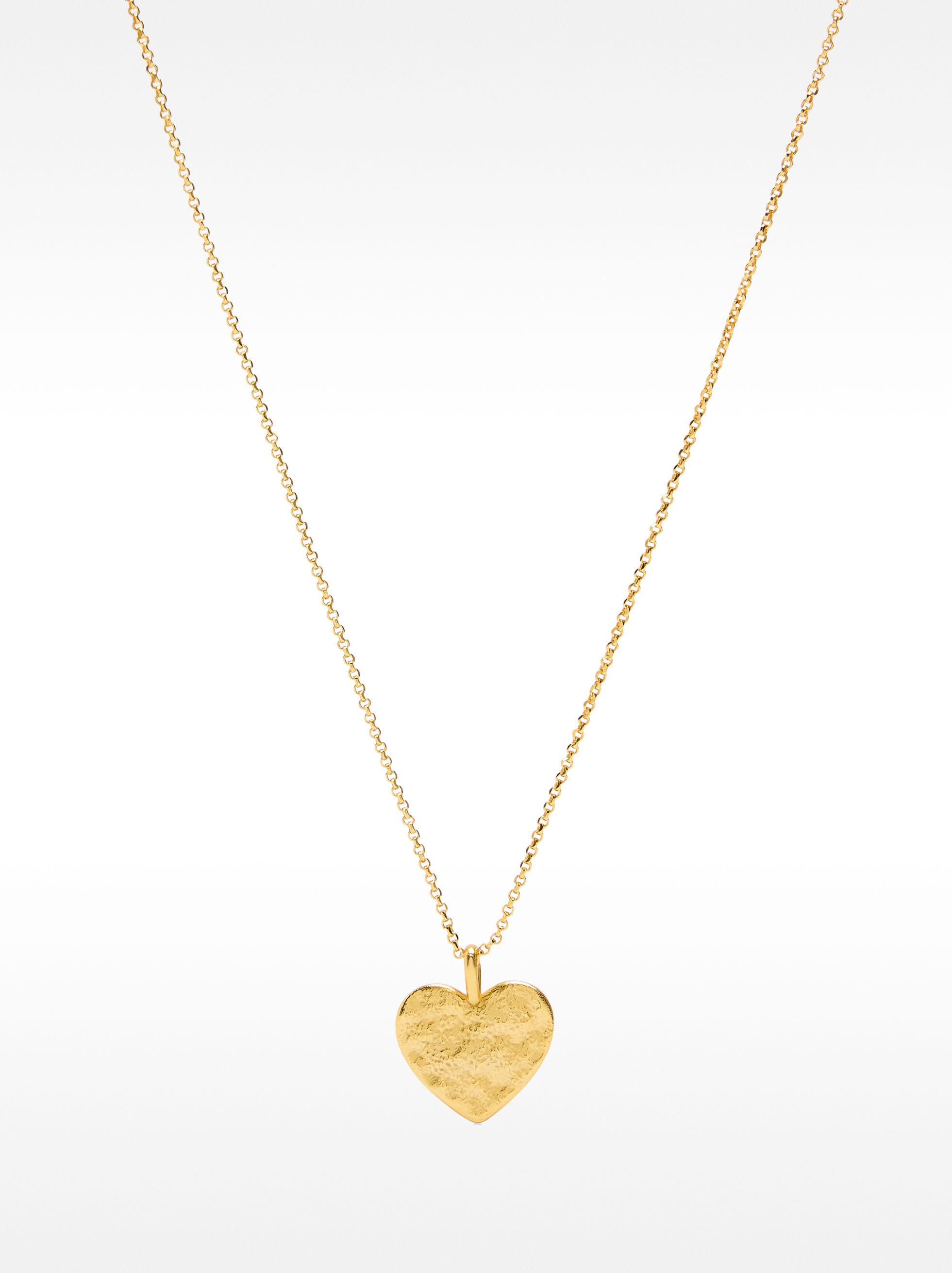 Collar Con Corazón - Plata De Ley 925