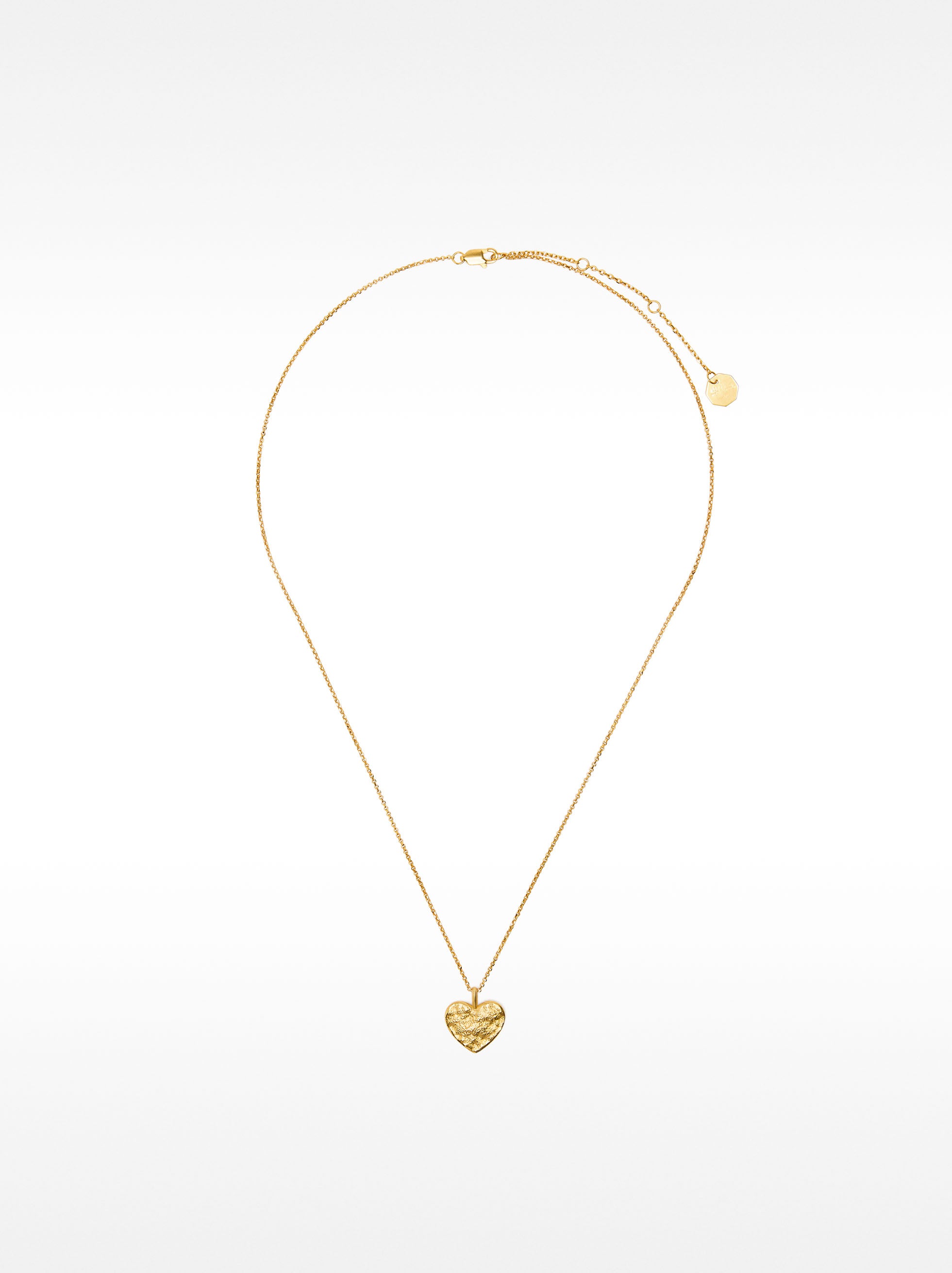 Collar Con Corazón - Plata De Ley 925