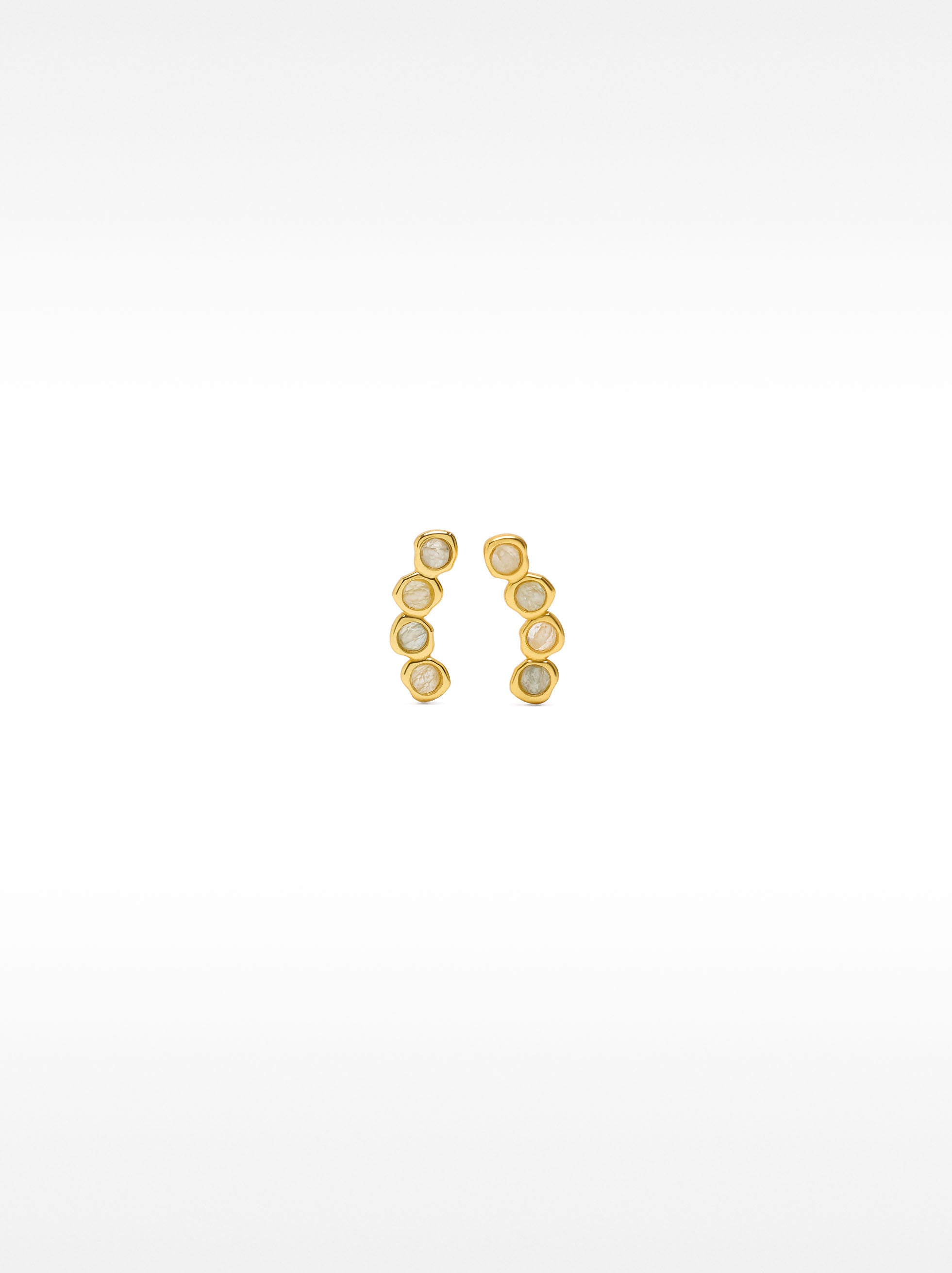 Pendientes Con Circonitas - Plata De Ley 925