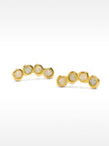 Pendientes Con Circonitas - Plata De Ley 925