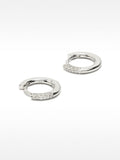Aros Con Circonitas - Plata De Ley 925