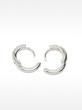 Aros Con Circonitas - Plata De Ley 925