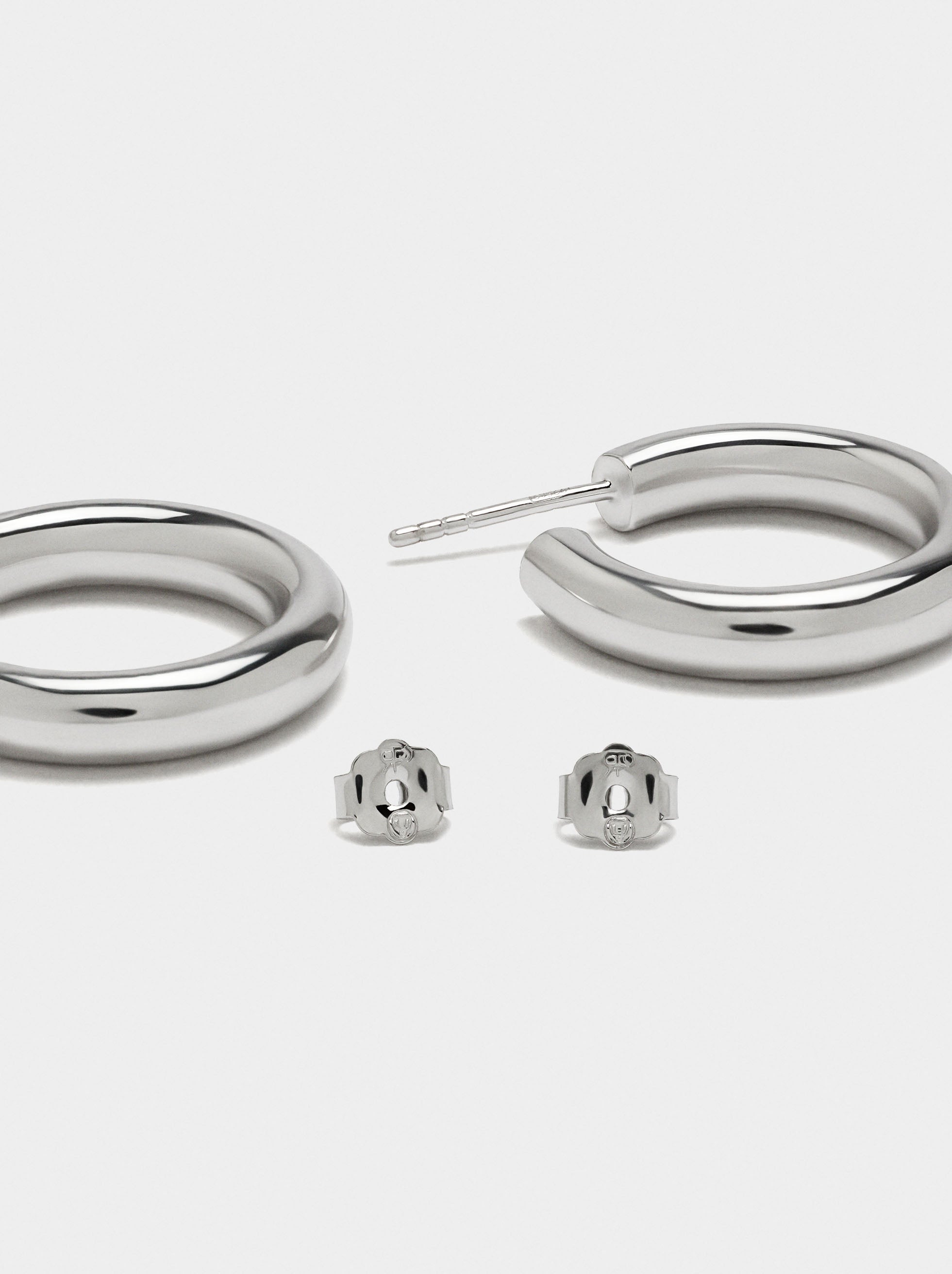 Aros Abiertos De Plata De Ley 925