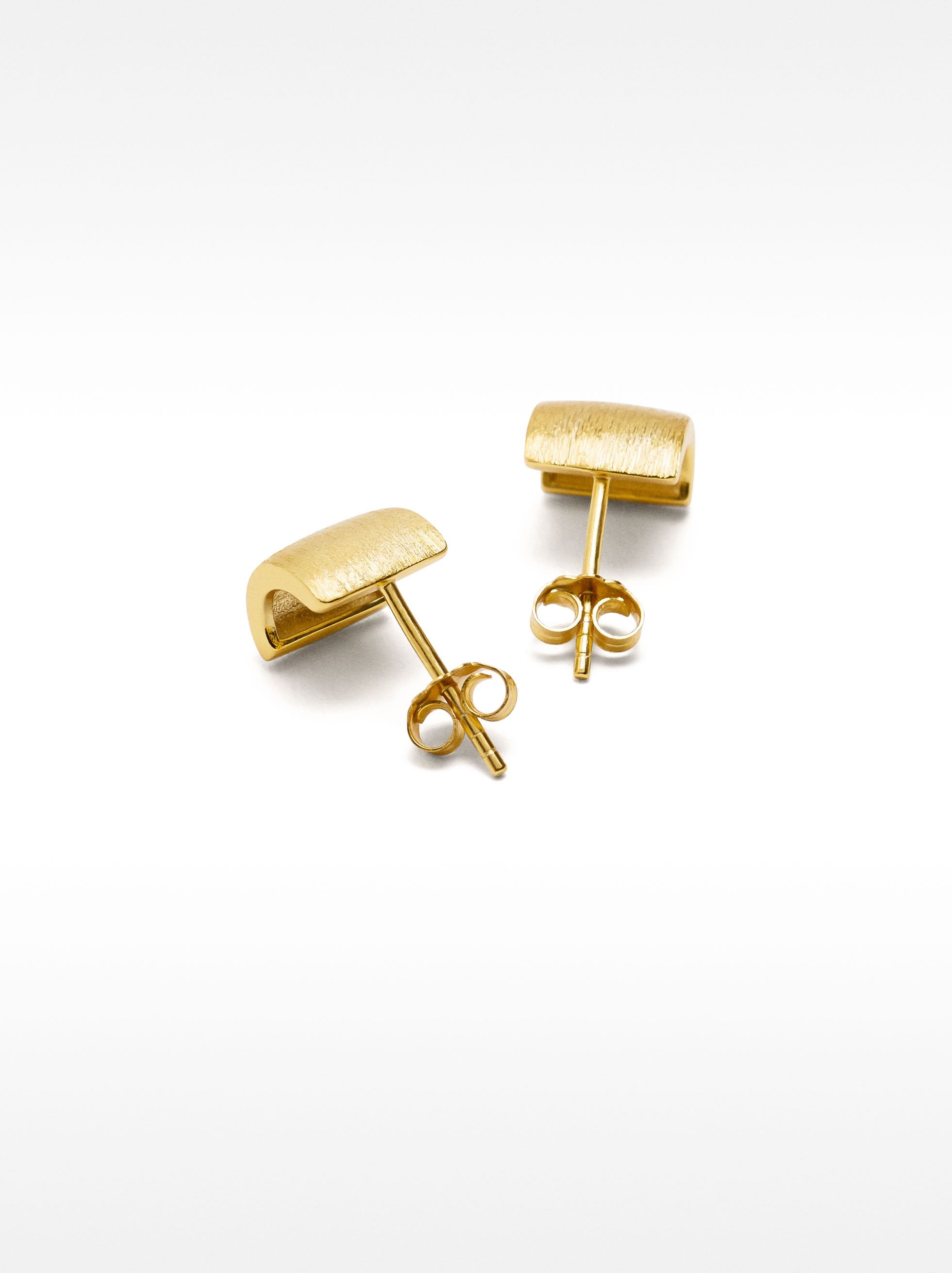Pendientes Rectangulares - Plata De Ley 925