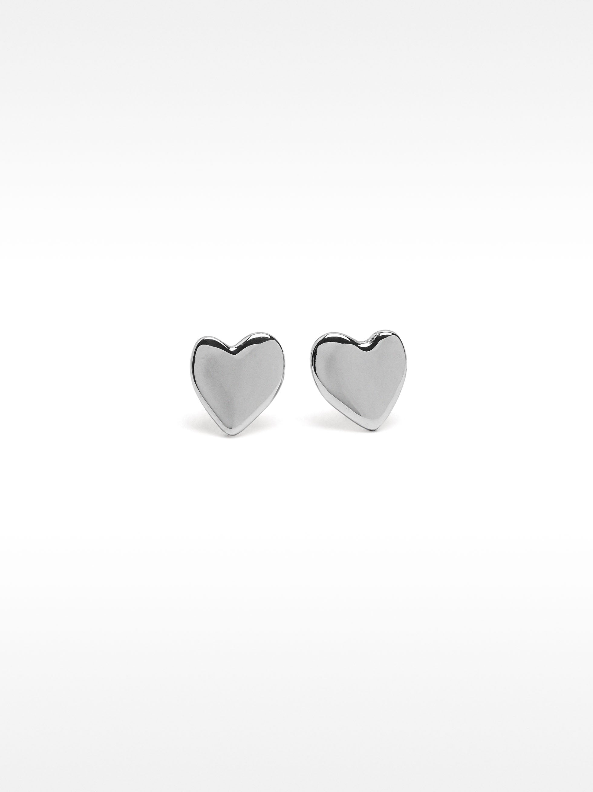 Pendientes Corazón - Plata De Ley 925