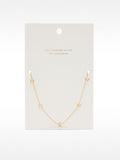 Collar Con Lunas Y Cristales - Plata De Ley 925