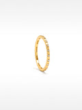 Anillo Con Circonitas - Plata De Ley 925