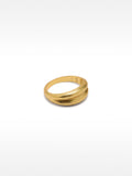 Anillo De Efecto Doble - Plata De Ley 925