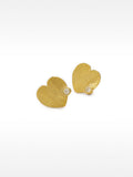 Pendientes De Corazón Con Circonita - Plata De Ley 925