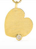 Collar De Corazón Con Circonita - Plata De Ley 925
