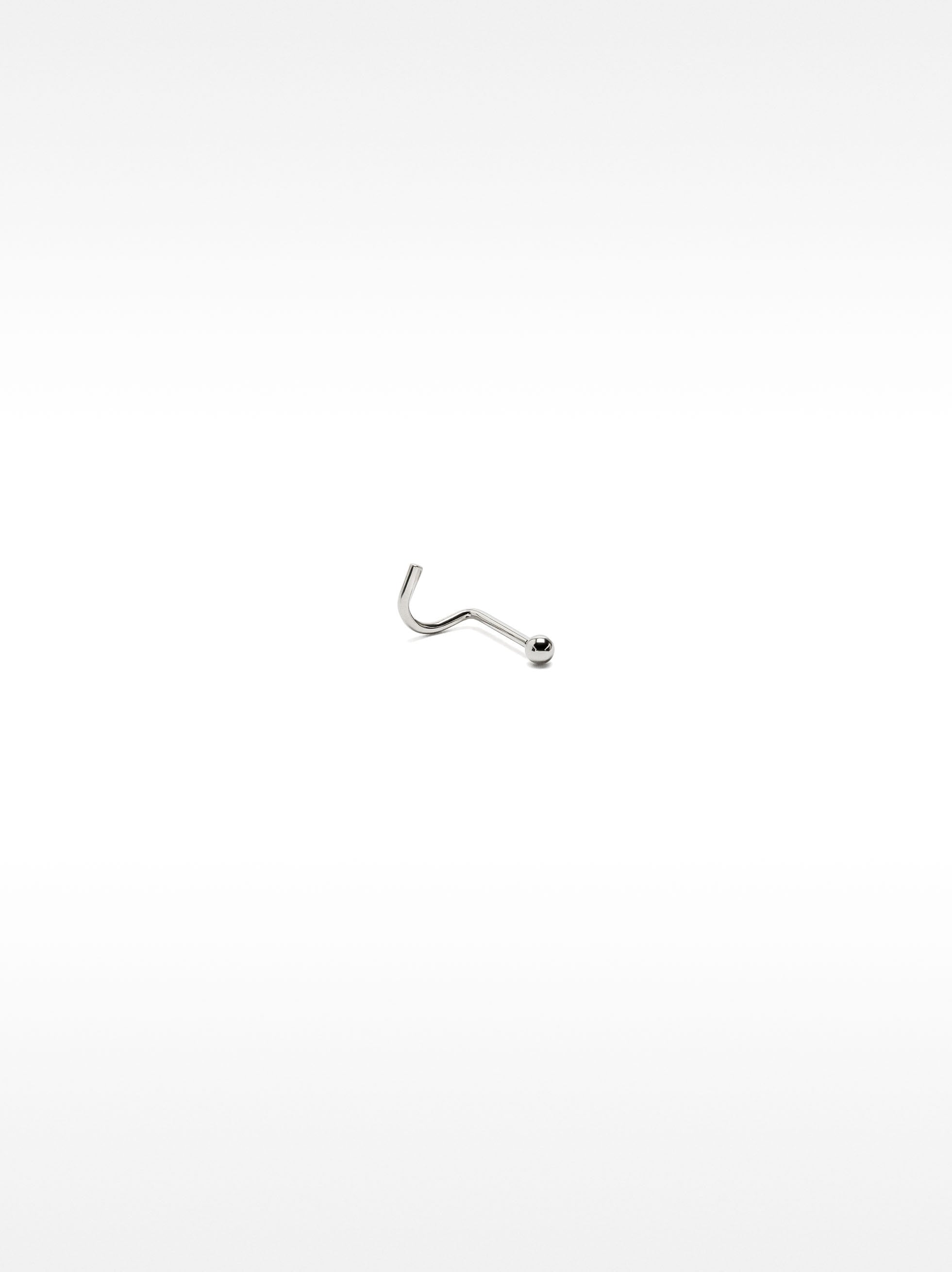 Piercing De Nariz Con Esfera – Acero Inoxidable