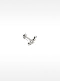 Piercing De Oreja Con Forma De Hojas – Acero Inoxidable