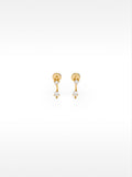 Pendientes Ear Jacket Con Circonitas - Plata De Ley 925