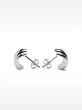 Pendientes Efecto Triple - Plata De Ley 925