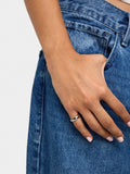 Anillo Redondeado Para Meñique - Plata De Ley 925