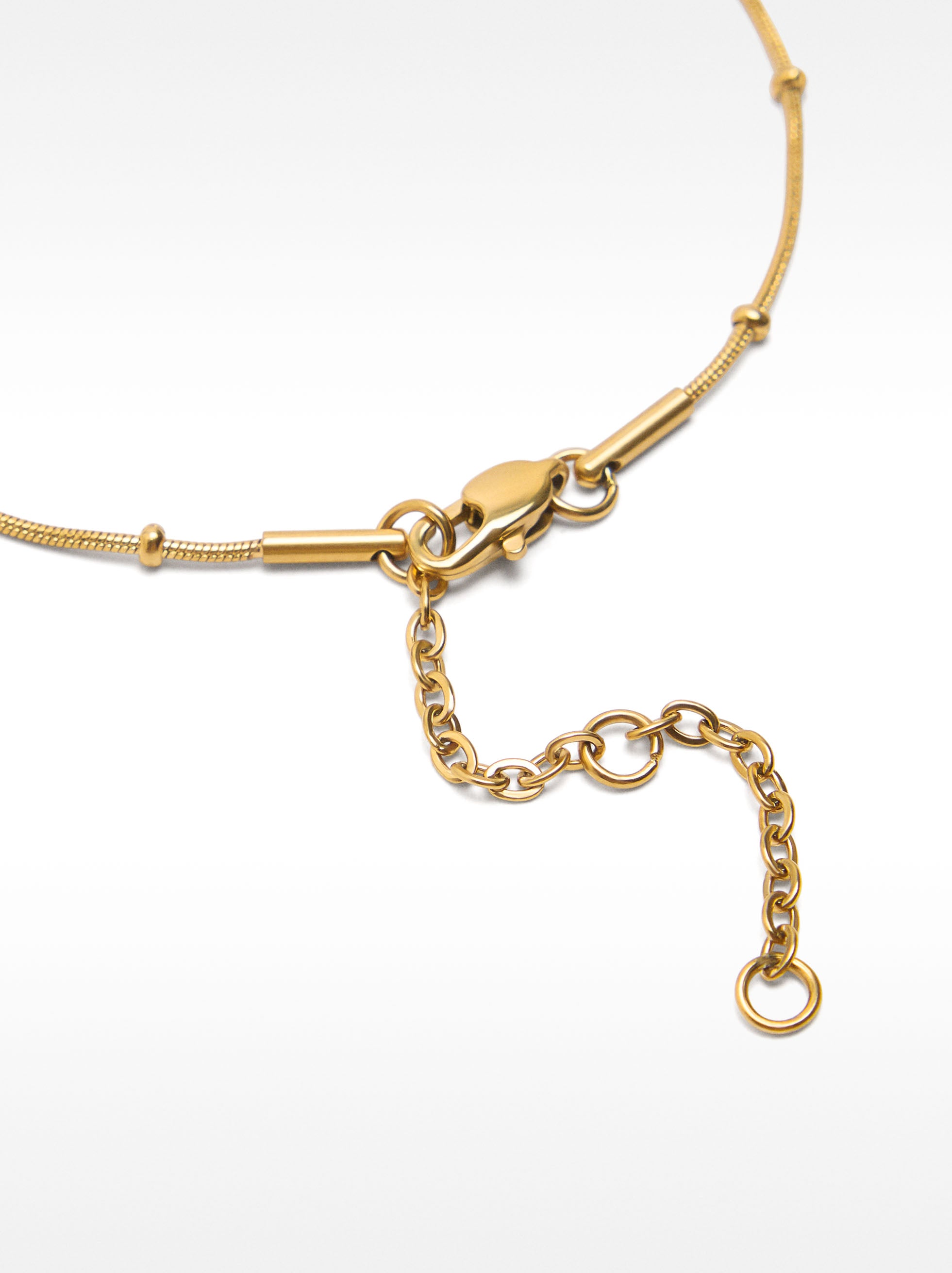 Pulsera De Corazones Con Cristales - Acero Inoxidable