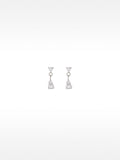 Pendientes Con Cristales - Acero Inoxidable