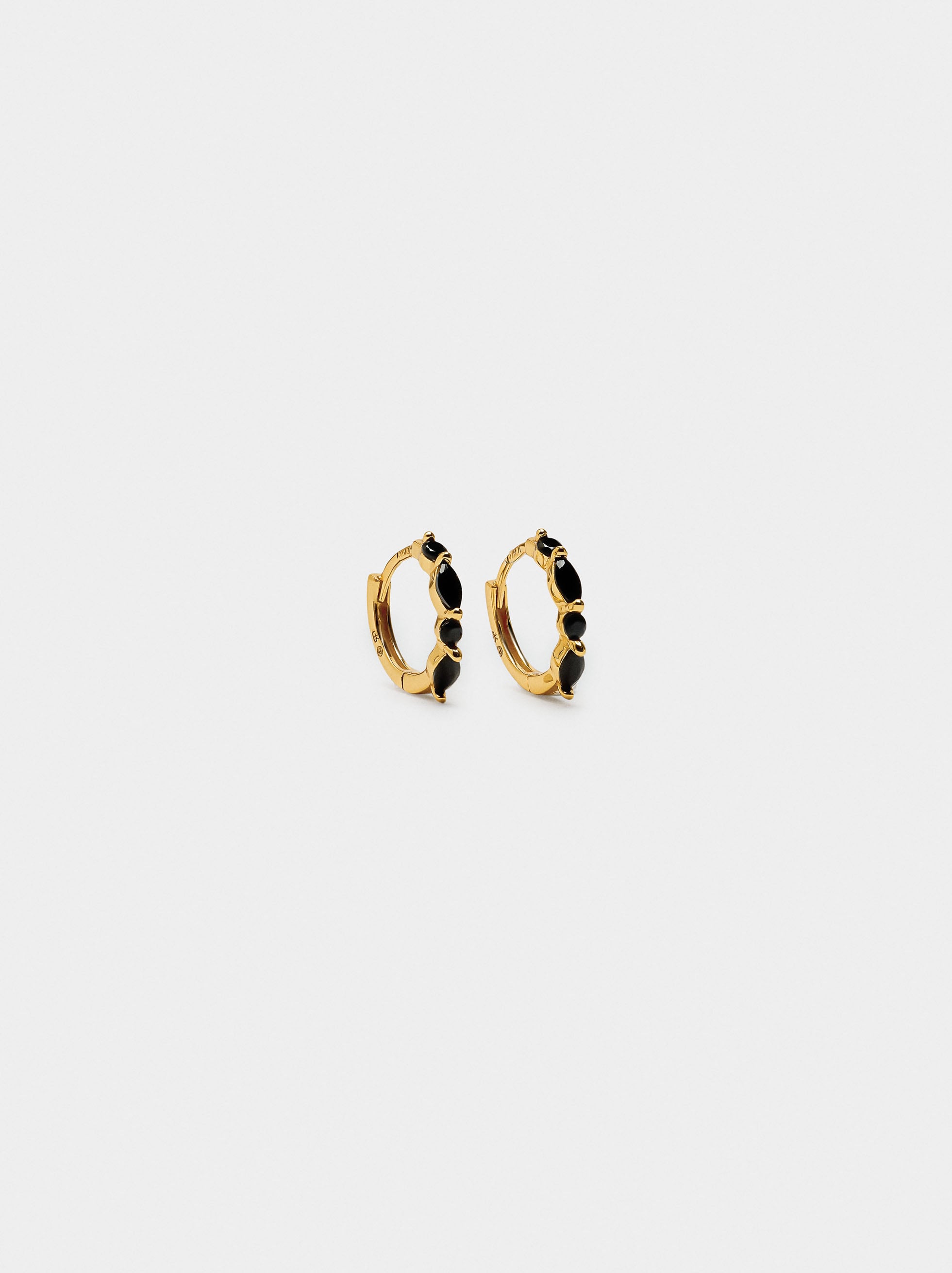Aros Con Circonitas - Plata De Ley 925