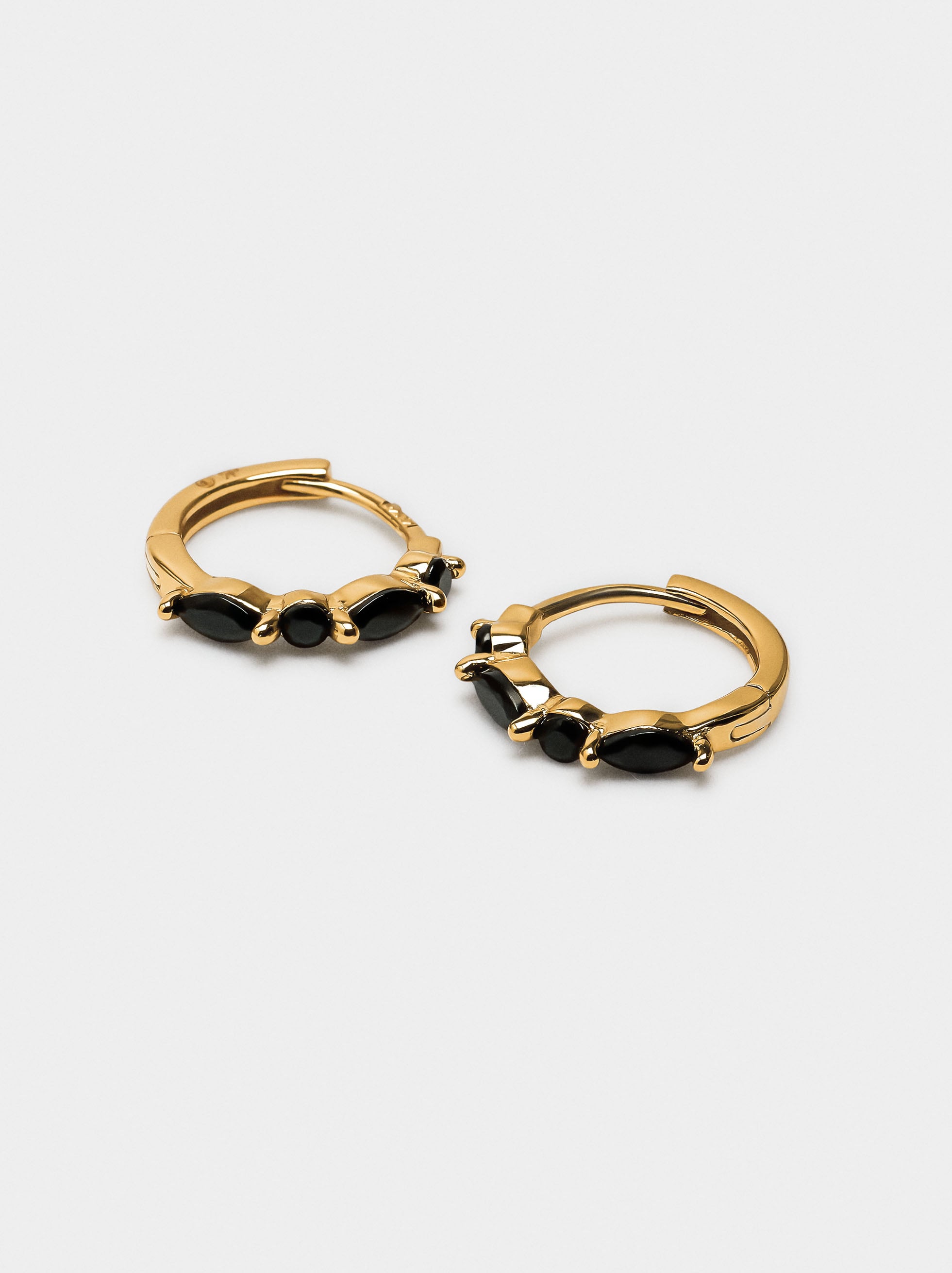Aros Con Circonitas - Plata De Ley 925