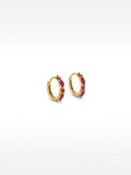 Aros Con Circonitas - Plata De Ley 925