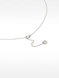 Collar Con Barras Y Circonitas - Plata De Ley 925