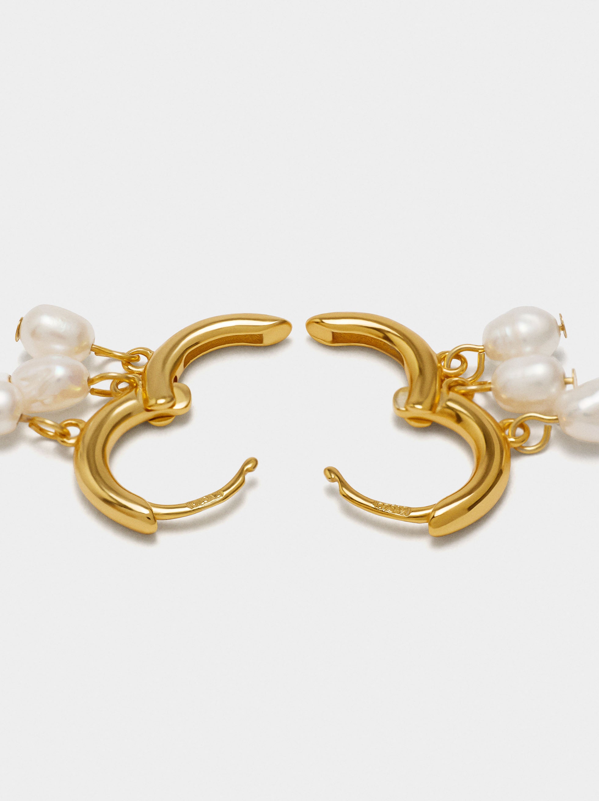 Aros Con Perlas - Plata De Ley 925