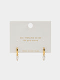 Aros Con Perlas - Plata De Ley 925