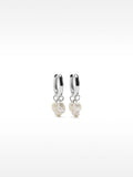 Aros Con Perlas - Plata De Ley 925