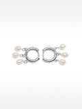 Aros Con Perlas - Plata De Ley 925