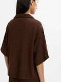 Camisa De Manga Corta Con Textura