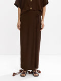Pantalón Con Cruce Y Textura
