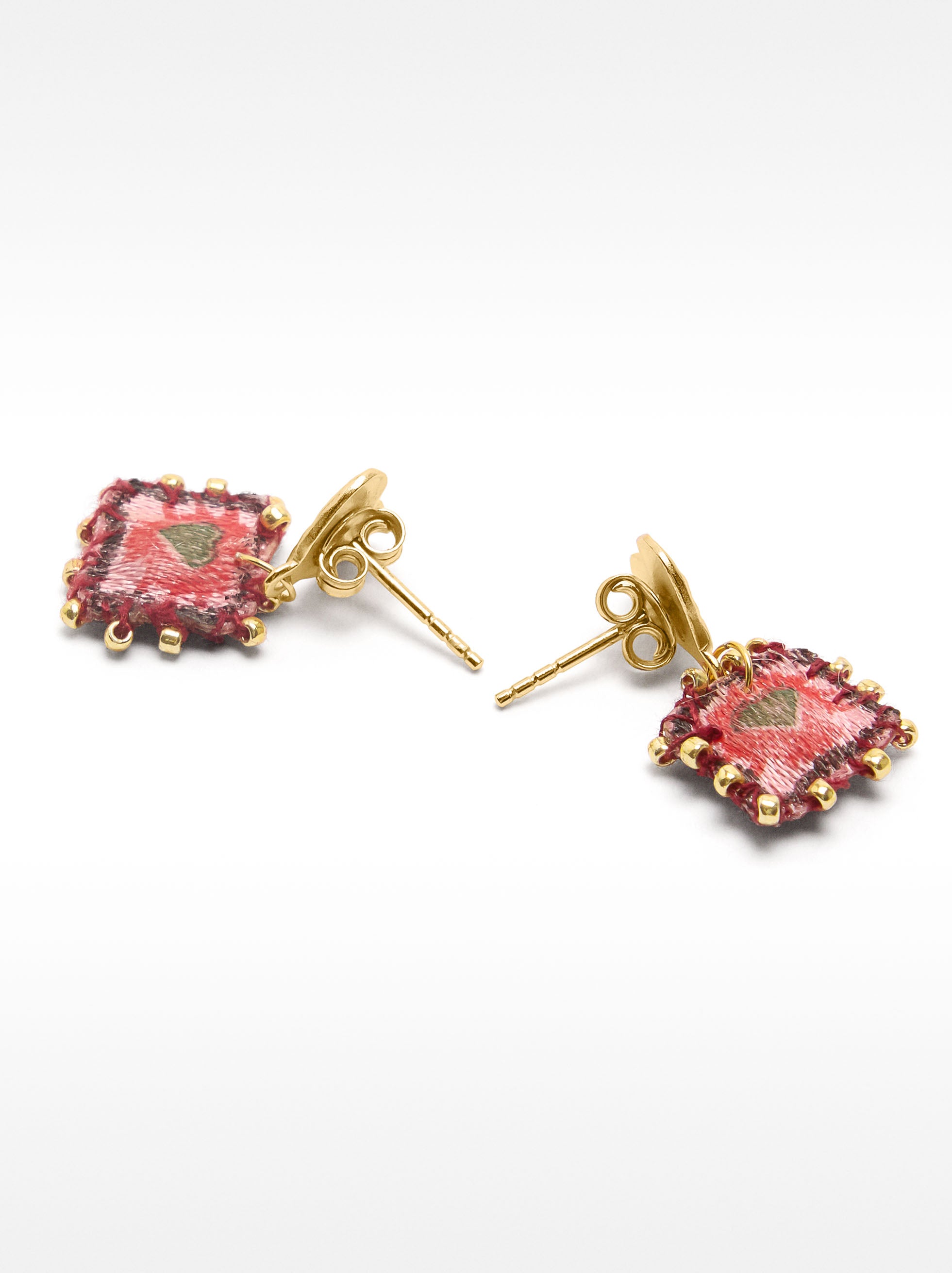 Pendientes Corazones - Plata De Ley 925