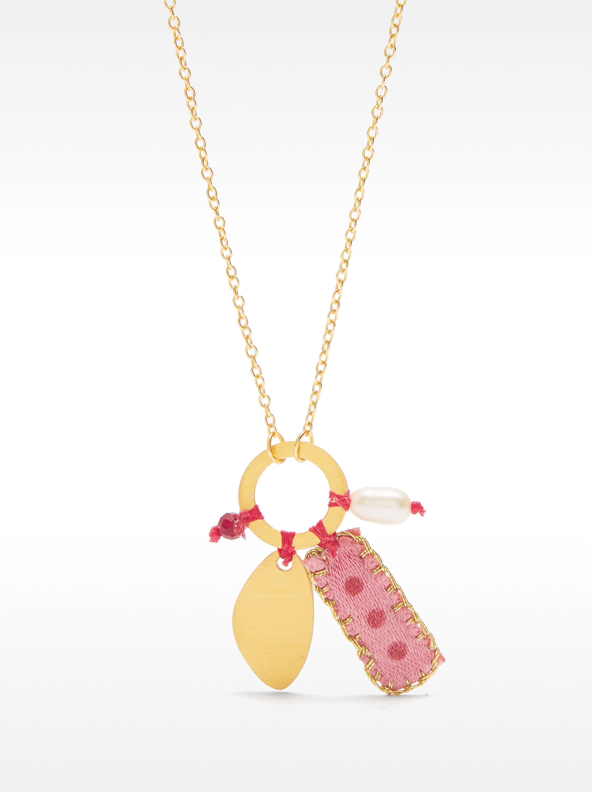 Collar Colgante Con Perla De Agua Dulce - Plata De Ley 925