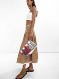 Bolso De Mano De Nylon Estampado