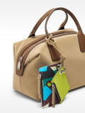 Bolso Tote Textura Suave Con Colgante M