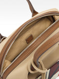 Bolso Tote Textura Suave Con Colgante