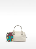 Bolso Tote Textura Suave Con Colgante