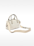 Bolso Tote Textura Suave Con Colgante