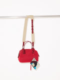 Bolso Tote  Textura Suave Con Colgante